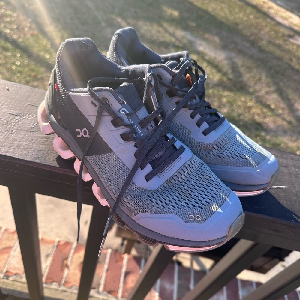 On Running Dual-Tone Athletic Shoes